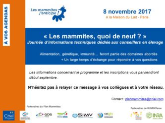 Journée d’information technique « LES MAMMITES, QUOI DE NEUF ? »